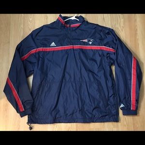 Adidas New England Patriots windbreaker size L